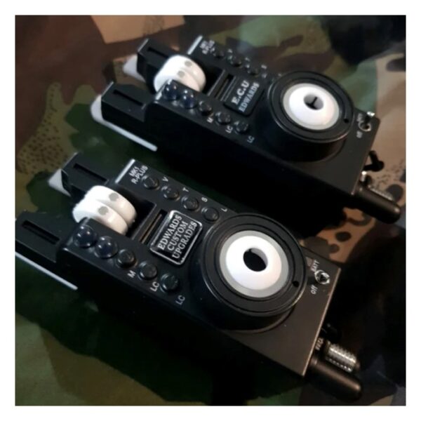 Edwards Custom Upgrades MK1 R-Plus 3 Rod Remote Bite Alarm Set - White Trim Edition - Image 3