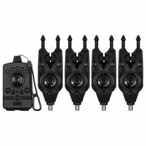 Nash Siren R4 4-Rod Fishing Bite Alarm Presentation Set