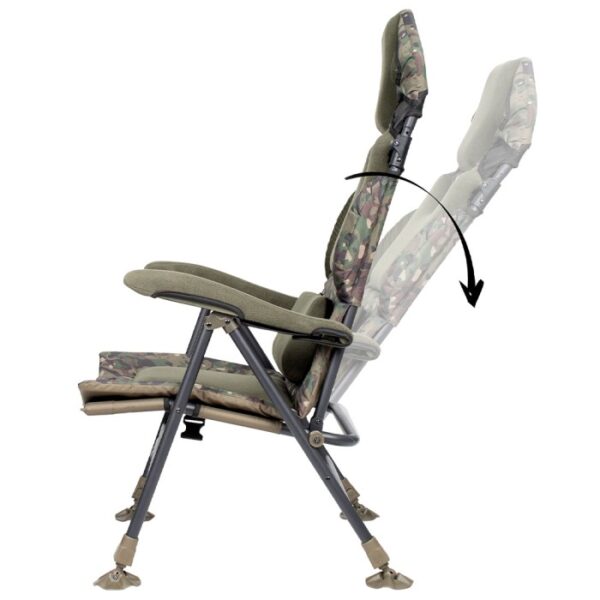 Trakker Levelite Longback Recliner Chair Camo - Image 2